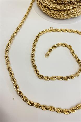 Örgülü Takı Kolye Ve Bileklik Zinciri