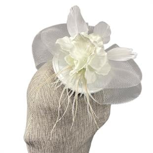 الجملة زهرة الكوبية Voilet الزفاف قبعة الشعر التبعي