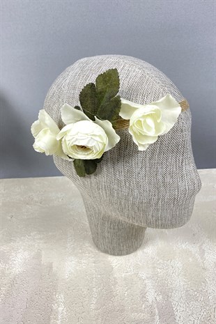 Ortanca ve Şakayık Çiçekli Saç Aksesuarı