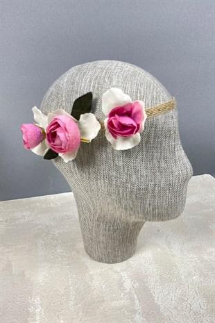 Ortanca ve Şakayık Çiçekli Saç Aksesuarı