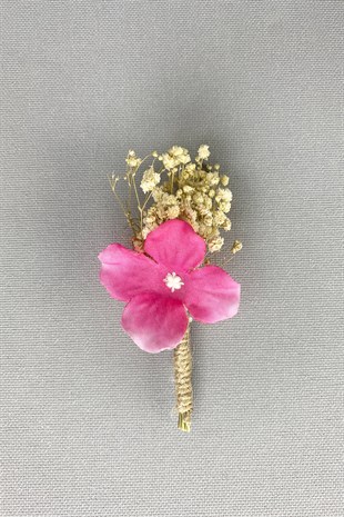 Ortancalı Cipsolu Damat Yaka Çiçeği