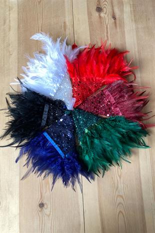 Authentic Bead Embroidered Hairy Bridal Halay Handkerchief 1 Piece