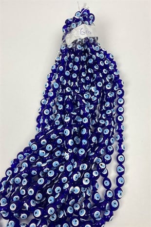 Oval Nazar Boncuğu 10 Dizi 11 mm