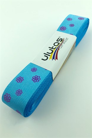 Papatya Baskılı 2,5 Cm Grogren Kurdele