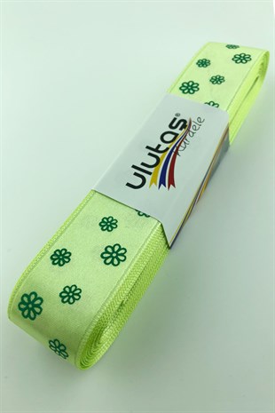 Papatya Baskılı Saten kurdele