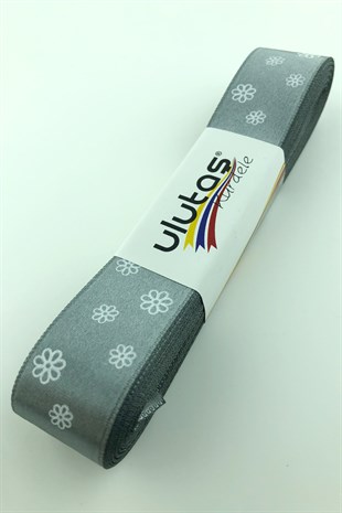 Papatya Baskılı Saten kurdele