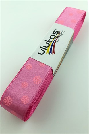 Papatya Baskılı Saten kurdele