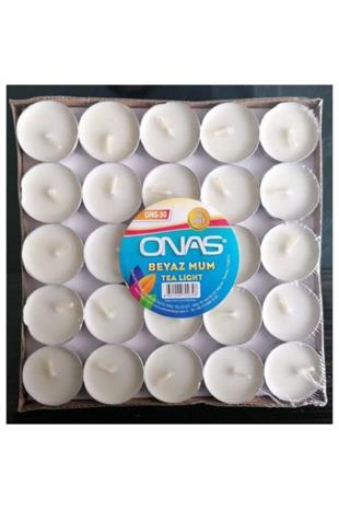 Para Mum 50li Tea Light - Beyaz