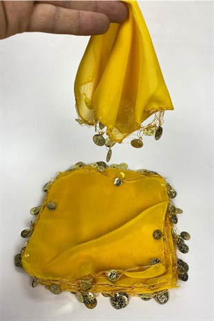 Money Stamp Embroidered Chiffon Luxury Halay Handkerchief 5 pcs