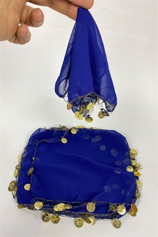 Money Stamp Embroidered Chiffon Lux Halay Handkerchief 10 pcs