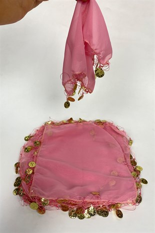 Money Stamp Embroidered Chiffon Luxury Halay Handkerchief 5 pcs