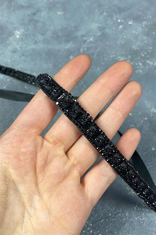 حزام فستان سهرة بحجر Beyoğlu اللامع