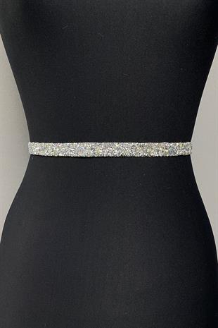 لامعة حبة مطرزة فستان حزام الخصر الإكسسوار