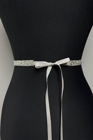 لامعة حبة مطرزة فستان حزام الخصر الإكسسوار