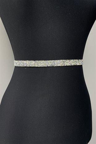 لامعة حبة مطرزة فستان حزام الخصر الإكسسوار