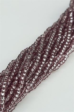 Parlak Mürdüm Dizi Kum Boncuk