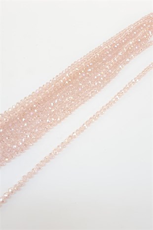 Parlak Pudra Kristal Boncuk 6 Mm