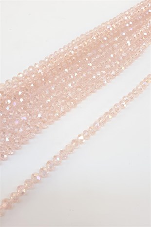 Parlak Pudra Kristal Boncuk 6 Mm