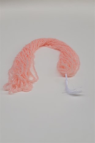 خرز رمل خيط السلمون اللامع