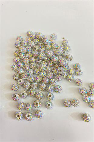Shiny Stone Beads 6 mm