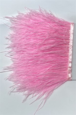 Pembe Deve Kuşu Tüyü 1 mt