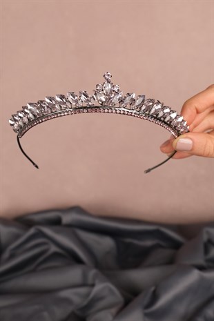 Pink Ece Model Slim Bridal Henna Crown