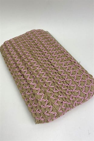 Pembe İpli Dekoratif Su Yolu Harç 1 mt