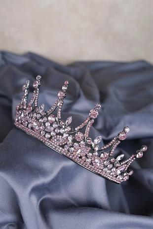 Pink Leonis Princess Model Bridal Henna Crown