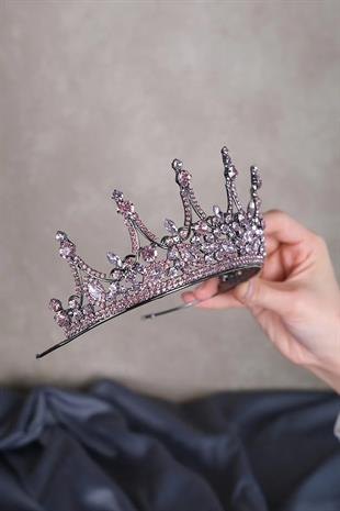 Pink Leonis Princess Model Bridal Henna Crown