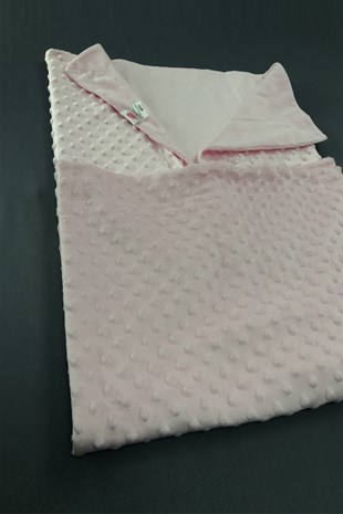 Pink Chickpea Baby Blanket Polka Dot