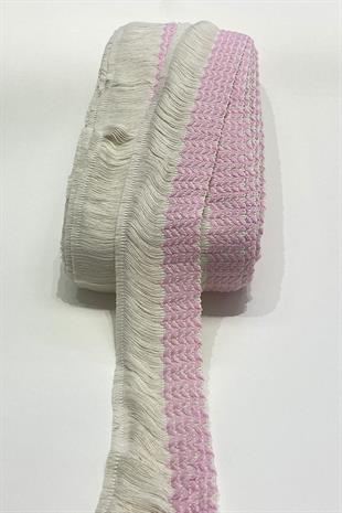 Pembe Pamuk Püskül Saçak