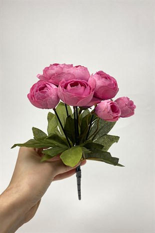 Pembe Şakayık Eren Gül Yapay Çiçek 1 Demet