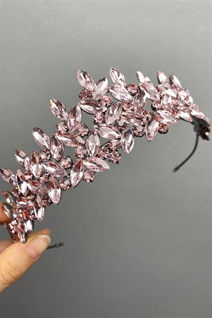 Pink Subra Model Bridal Henna Crown