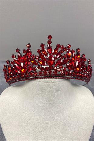 Pera Bridal Henna Crown with Shiny Stones