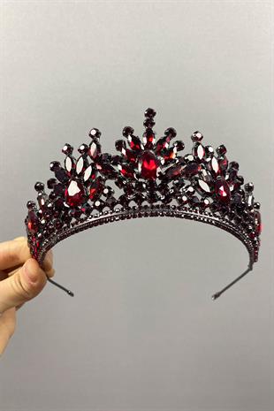 Pera Bridal Henna Crown with Shiny Stones