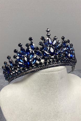Pera Bridal Henna Crown with Shiny Stones