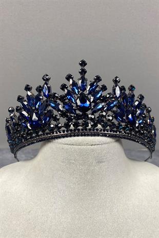 Pera Bridal Henna Crown with Shiny Stones