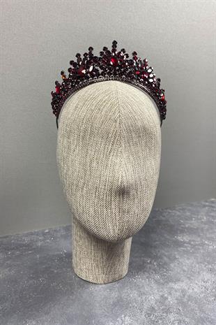 Pera Bridal Henna Crown with Shiny Stones