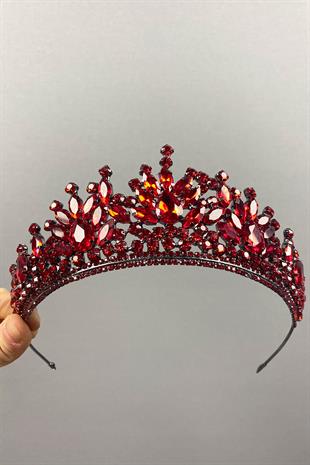 Pera Bridal Henna Crown with Shiny Stones
