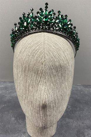 Pera Bridal Henna Crown with Shiny Stones