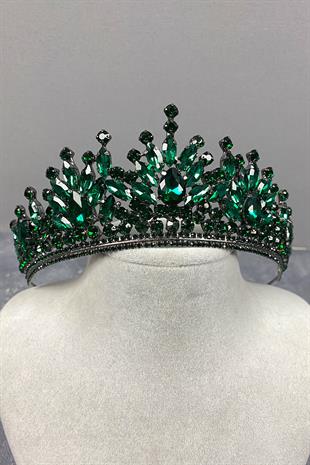 Pera Bridal Henna Crown with Shiny Stones