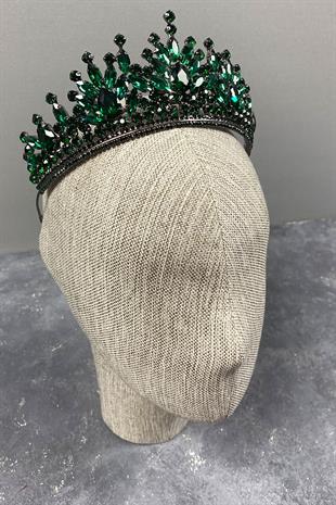Pera Bridal Henna Crown with Shiny Stones