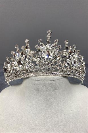 Pera Bridal Crown with Bridal Stones