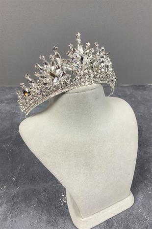 Pera Bridal Crown with Bridal Stones