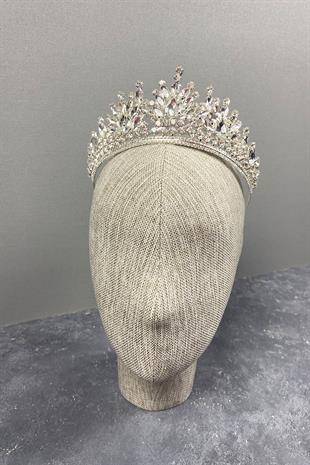 Pera Bridal Crown with Bridal Stones