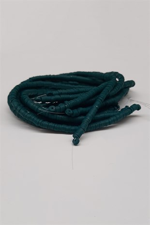 Petrol Mavisi Fimo Hamur Boncuk 6Mm