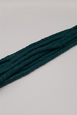 Petrol Mavisi Fimo Hamur Boncuk 6Mm