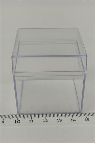Plastic Square Box Wedding Candy 60 Pieces