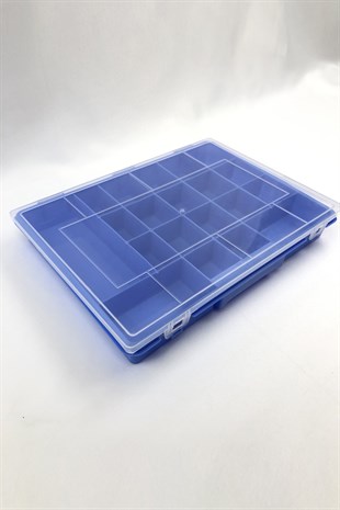 Plastic Jewelry Box Blue