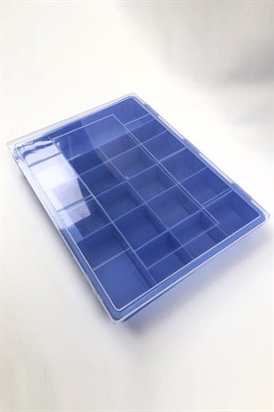 Plastic Jewelry Box Blue